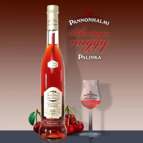 Pannonhalmi Bíbor Ágyas Cigánymeggy Pálinka 0,5 40%