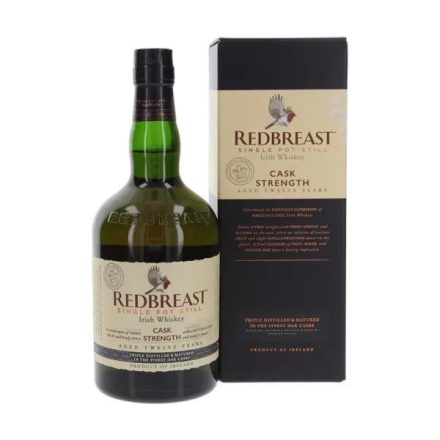 Redbreast 12 Éves Cask Strenght Single Pot Still Whiskey 0,7 Pdd 57,2%