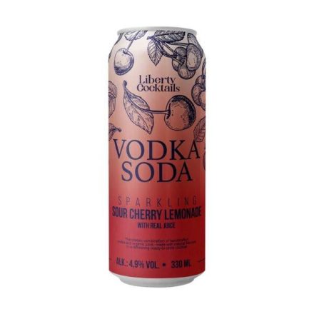 Fedezd fel a(z) Vodka Soda Sour Cherry 0,33 4,9% terméket a webáruházunkban! Kiváló választás a baráti összejövetelekhez.