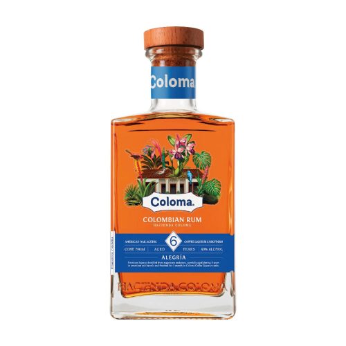 Coloma rum 6 Éves Alegria 0,7 40%