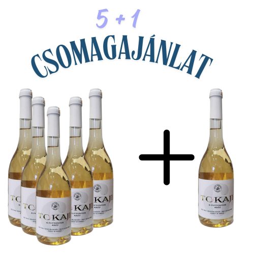 (5+1) Kiss Tokaji Aszú 6 Puttonyos Édes Bor 0,5