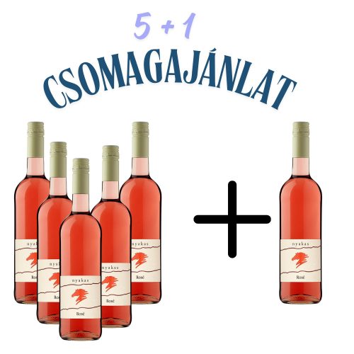 (5+1) Nyakas Pince Etyek-Budai Rosé száraz bor 0,75