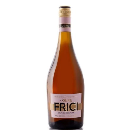 Fedezd fel a(z) Gere A. Villányi Frici Rosé 2024. 0,75l száraz gyöngyöző bor terméket a webáruházunkban! Kiváló választás a baráti összejövetelekhez.